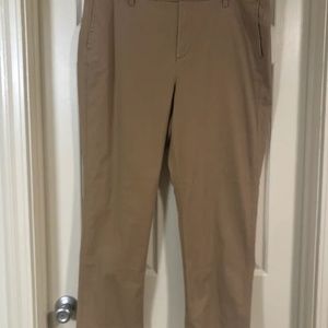 J. Crew Khaki High Rise Girlfriend Chinos Size 16